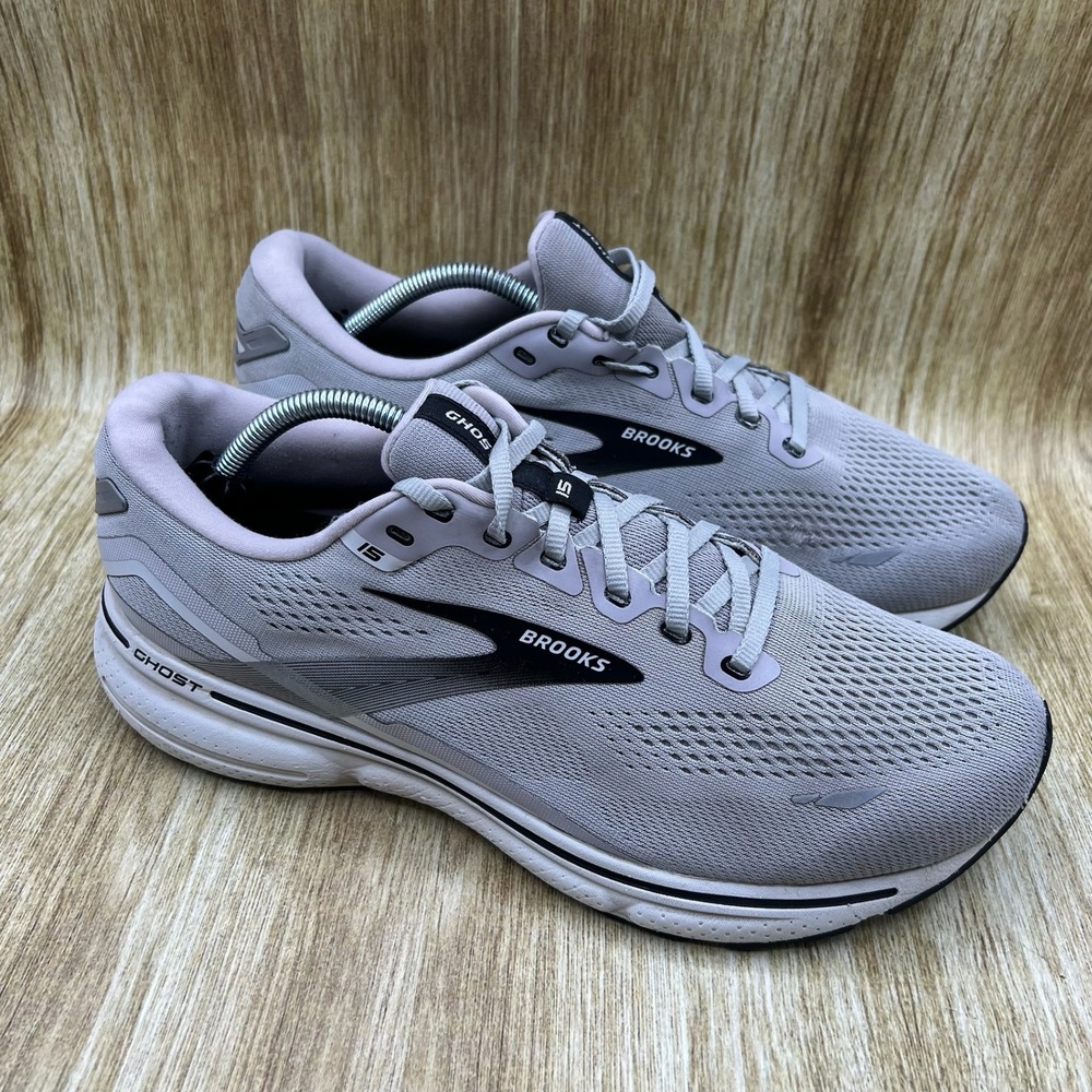 Brooks Ghost 15 Running Shoes Men's Size 11 4E Extra Wide Grey Black 1103934E098